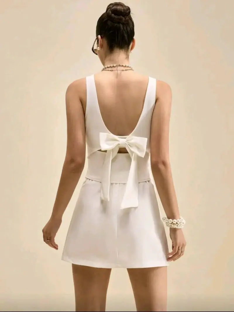 Conjunto M falda short y blusa - 4