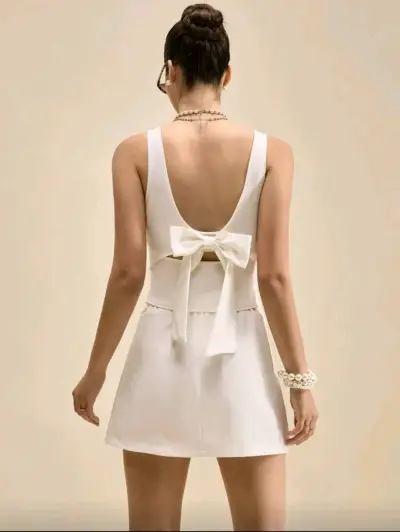 Conjunto M falda short y blusa - miniatura 4