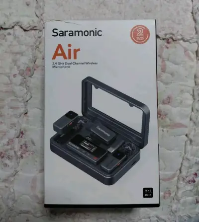 Micrófono Inalámbrico Dual Saramonic Air 2.4 GHz - miniatura 1