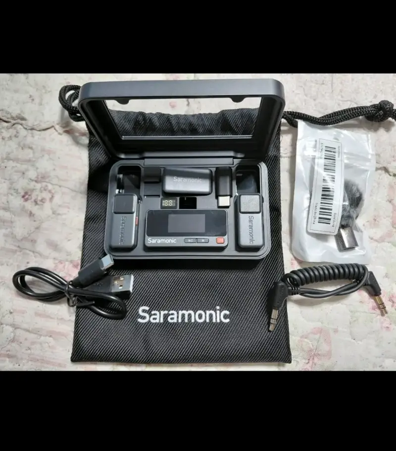 Micrófono Inalámbrico Dual Saramonic Air 2.4 GHz - 2