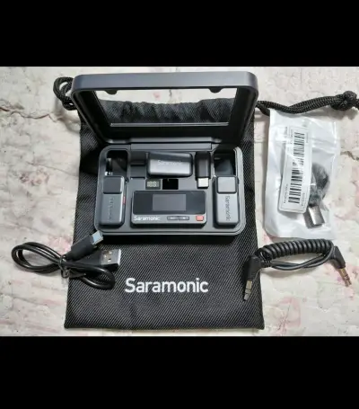 Micrófono Inalámbrico Dual Saramonic Air 2.4 GHz - miniatura 2