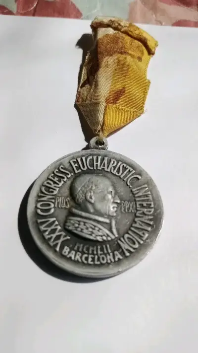 Medalla religiosa antiguaXXXV congreso eclesiastic - miniatura 4