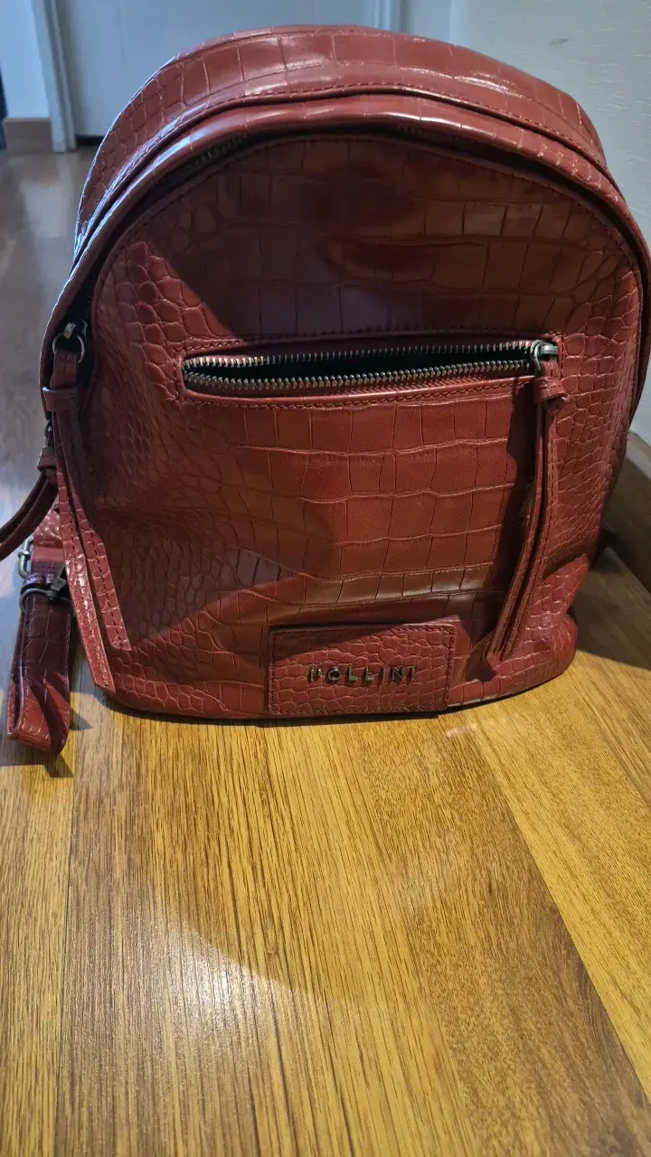 Mochila Pollini color rojo oscuro - 3