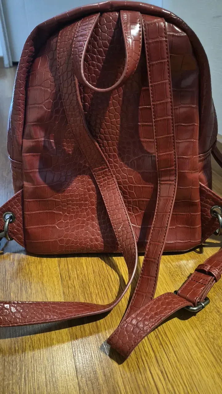 Mochila Pollini color rojo oscuro - 4