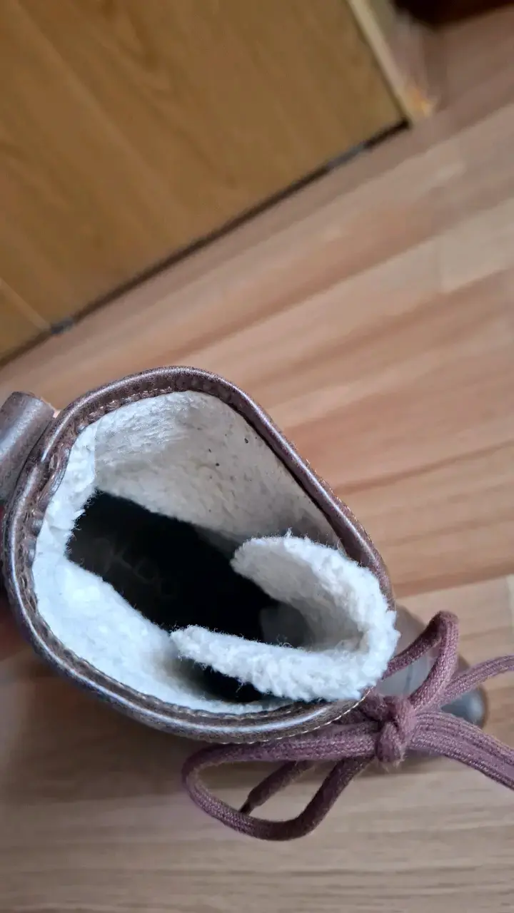 Botines de cuero marrón con plataforma - 4