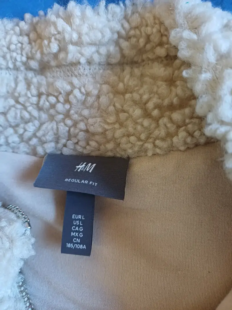 Chaqueta de Lana Sintética H&M Beige - 3