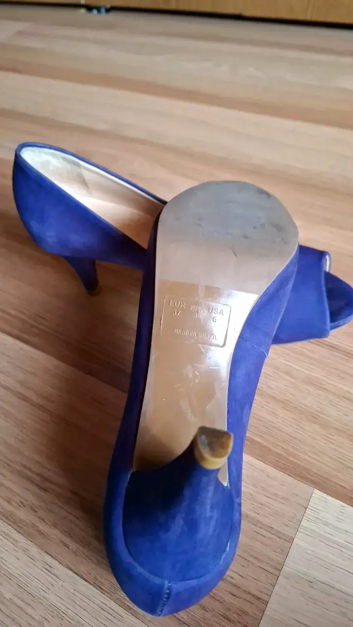 Zapatos de tacón azul mujer Amara - 4