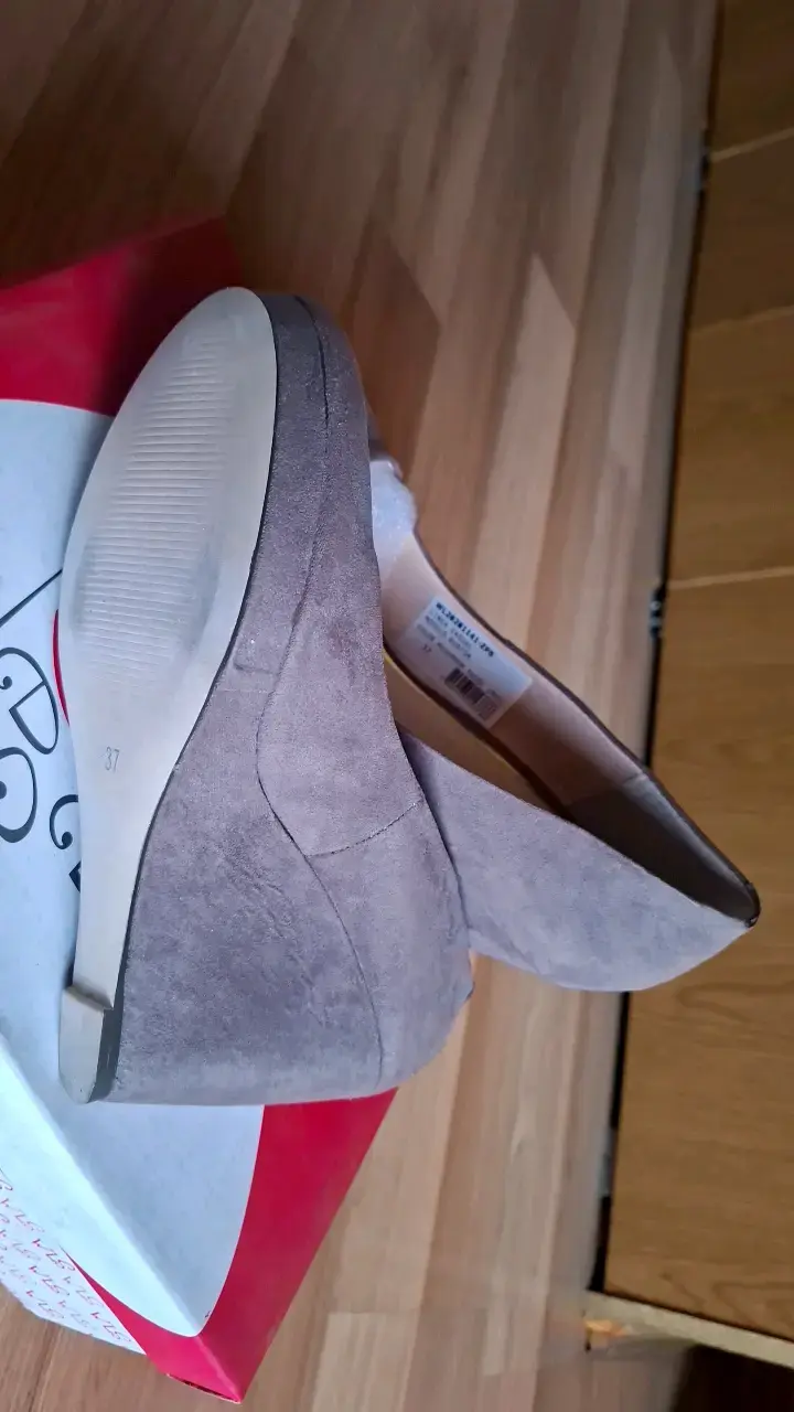 Zapatos de tacón color marrón musgo talla 37 - 3