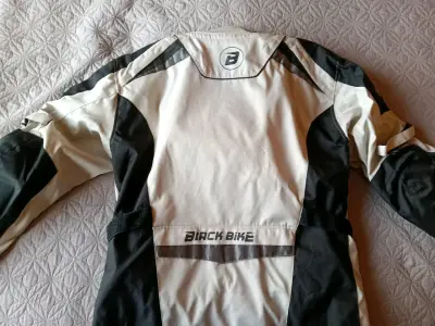 Chaqueta de moto Black Bike con protección - miniatura 3