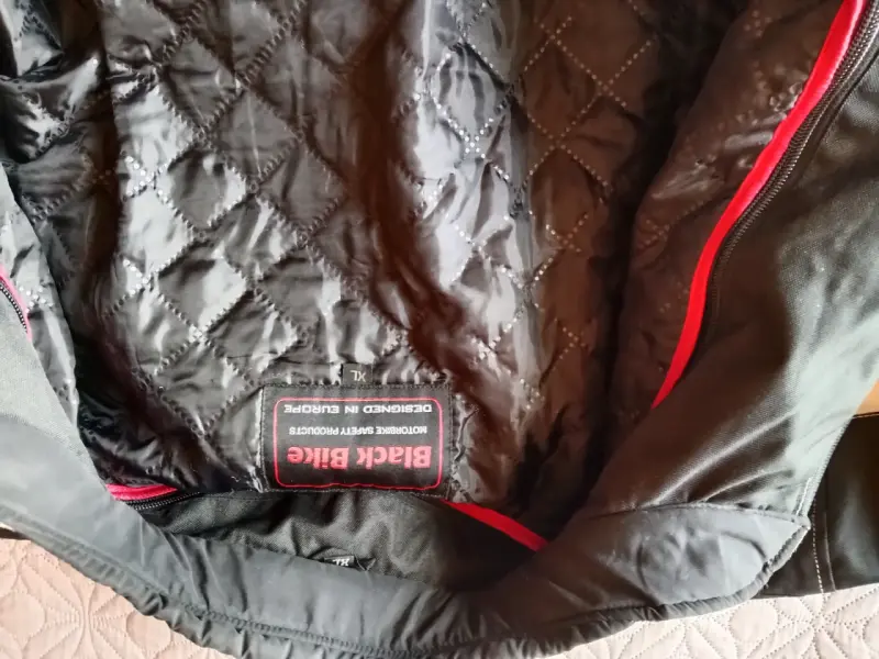 Chaqueta de moto Black Bike con protección - 5