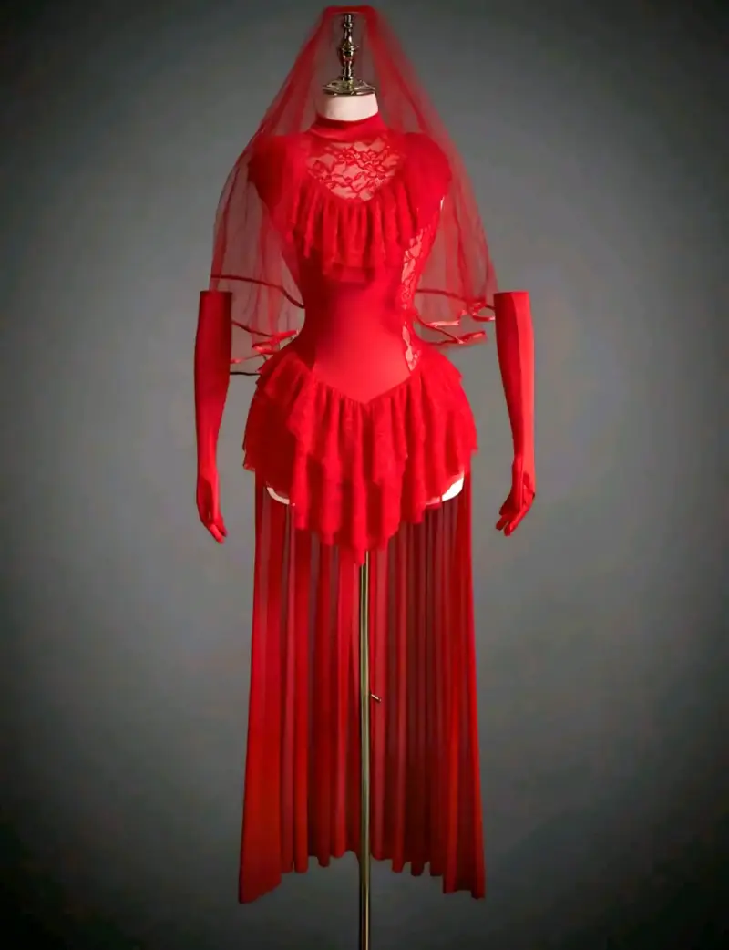 Vestido disfraz Lydia Deetz