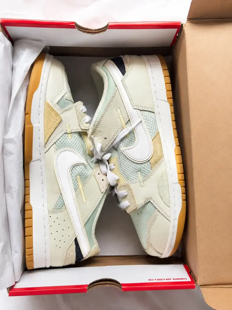 Zapatillas Nike Dunk Low Retro color crema - 1