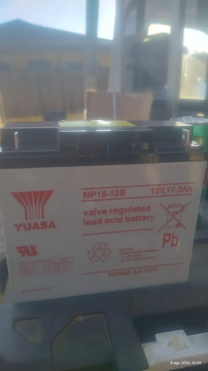 Batería de plomo ácido Yuasa 12V 17.2Ah