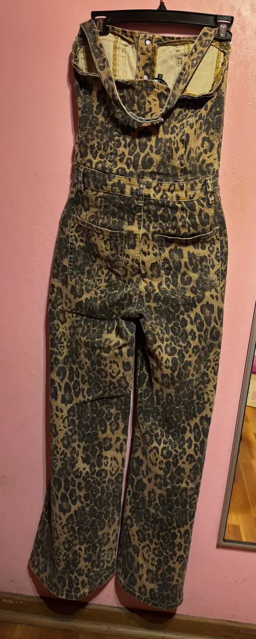 Enterito de mezclilla animal print fashion nova - 3