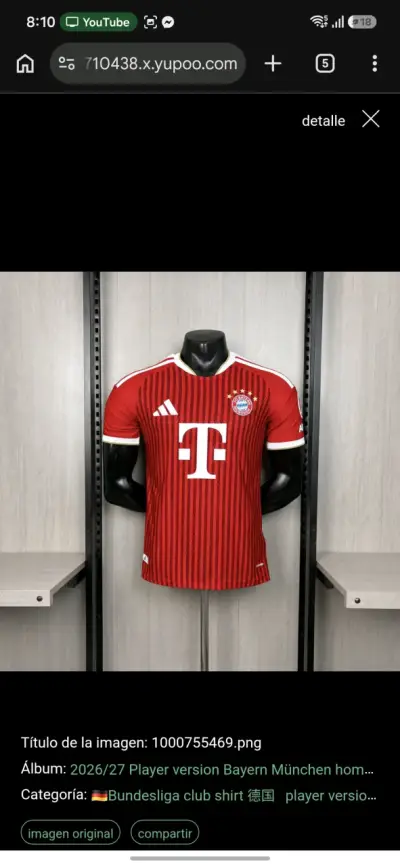 Camisetas de fútbol réplica 1.1 - miniatura 1