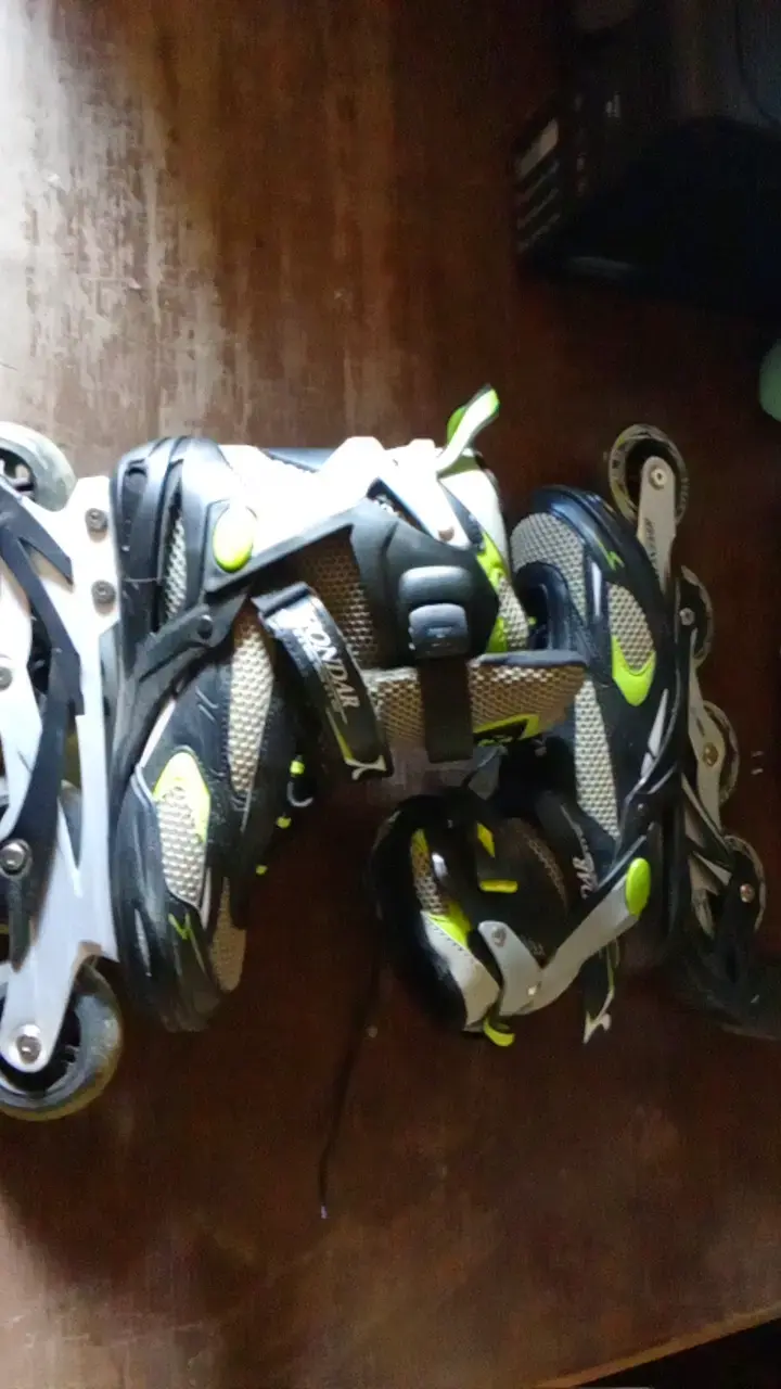 Patines en línea Hondar Action Sport negros y verdes - 2
