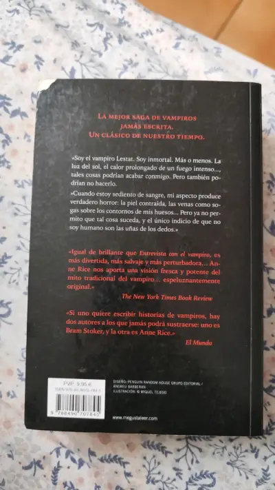 Libro 'Lestat el Vampiro' de Anne Rice - miniatura 2