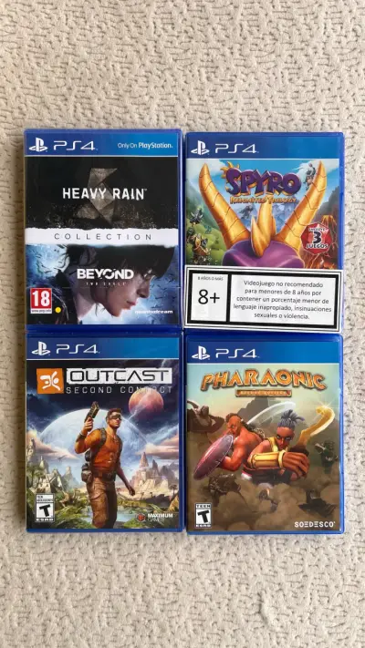Lote 4 Juegos PS4 (Heavy Rain, Spyro…) - miniatura 1