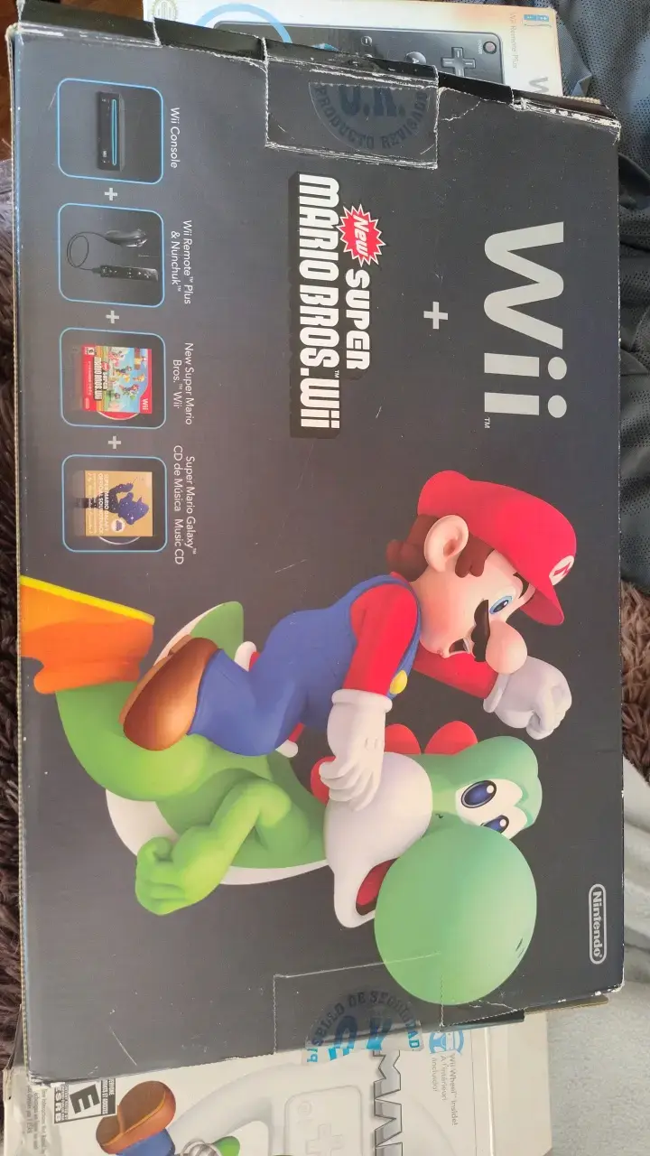 Consola Nintendo Wii con Mario Kart y Super Mario Bros - 1