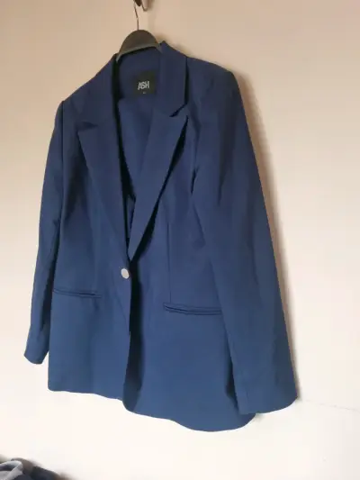 Blazer azul marino para mujer marca ASH - miniatura 2