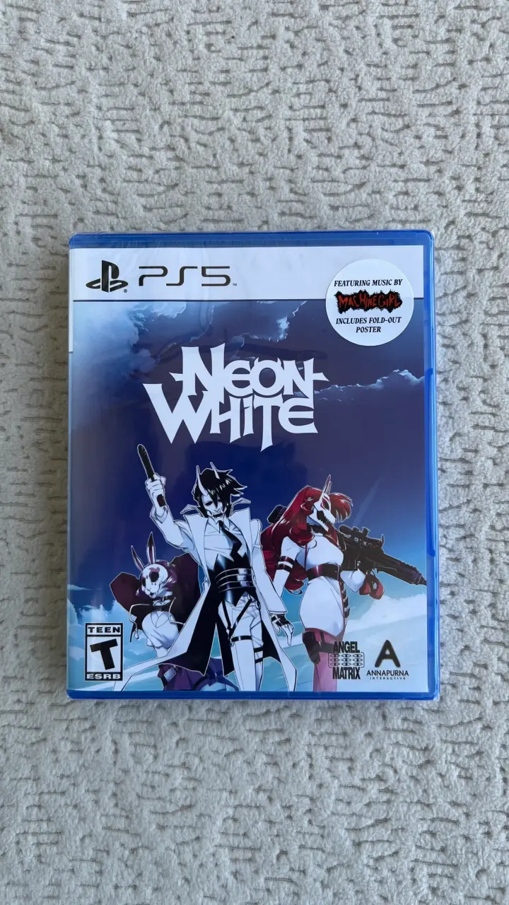 Juego PS5 Neon White (incluye póster)