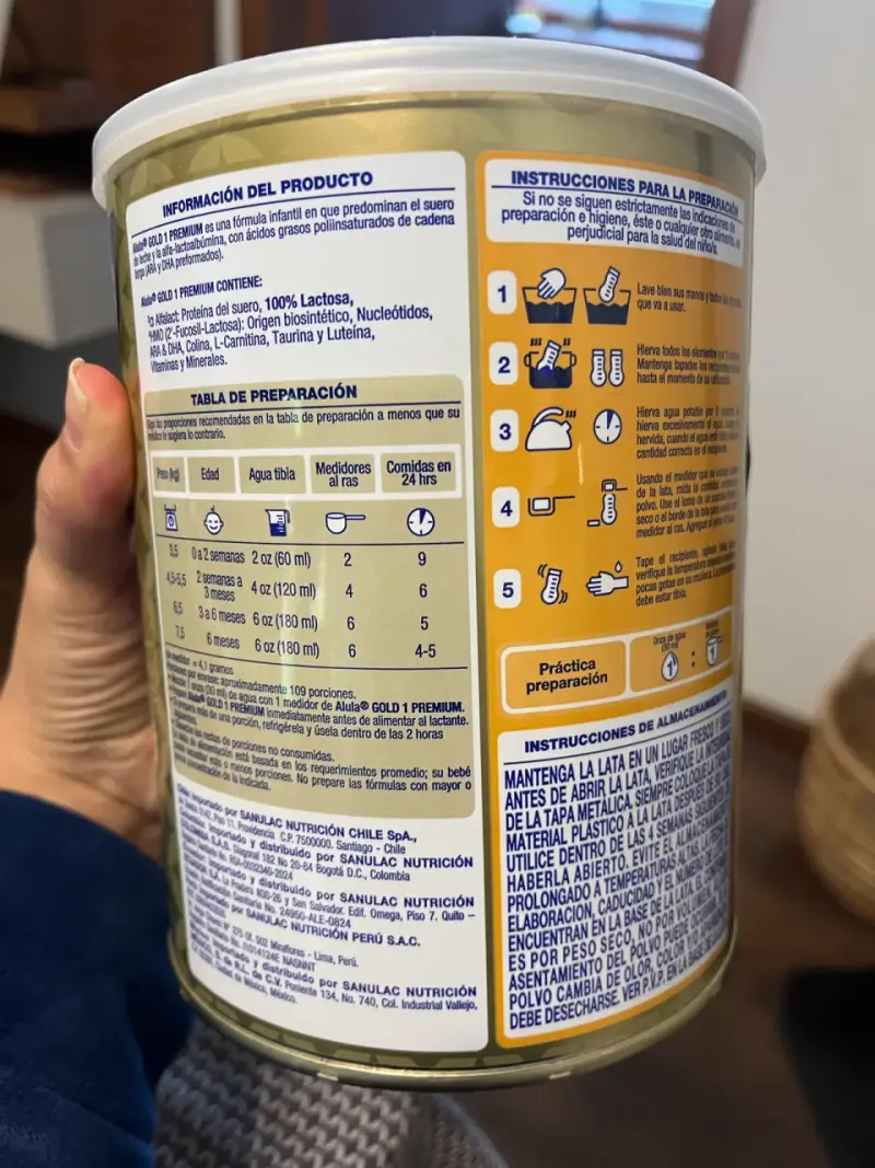 Fórmula de inicio Alula Gold Premium 900g - 2