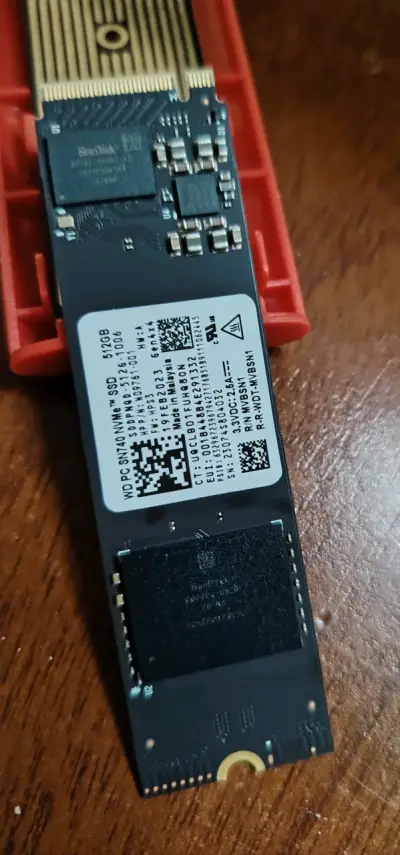 Disco duro SSD NVMe W. D. 512GB - miniatura 1