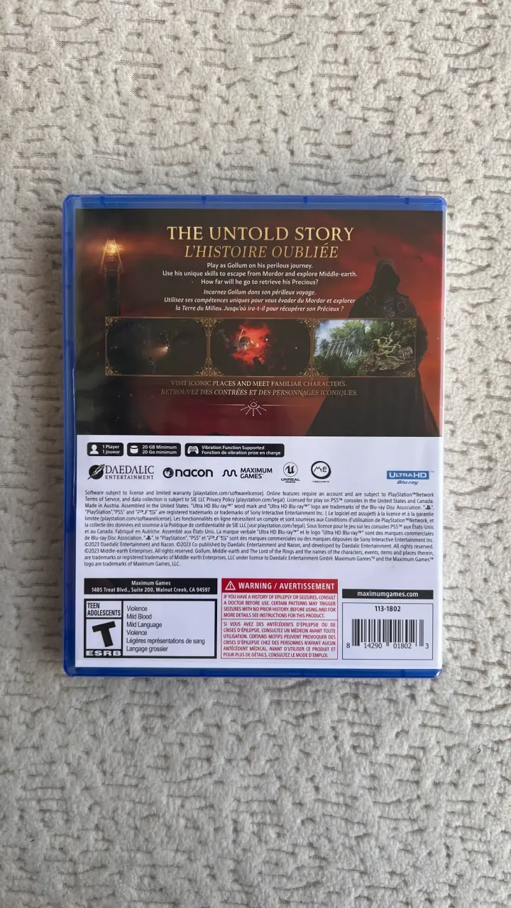 Juego PS5 The Lord of the Rings: Gollum - 2