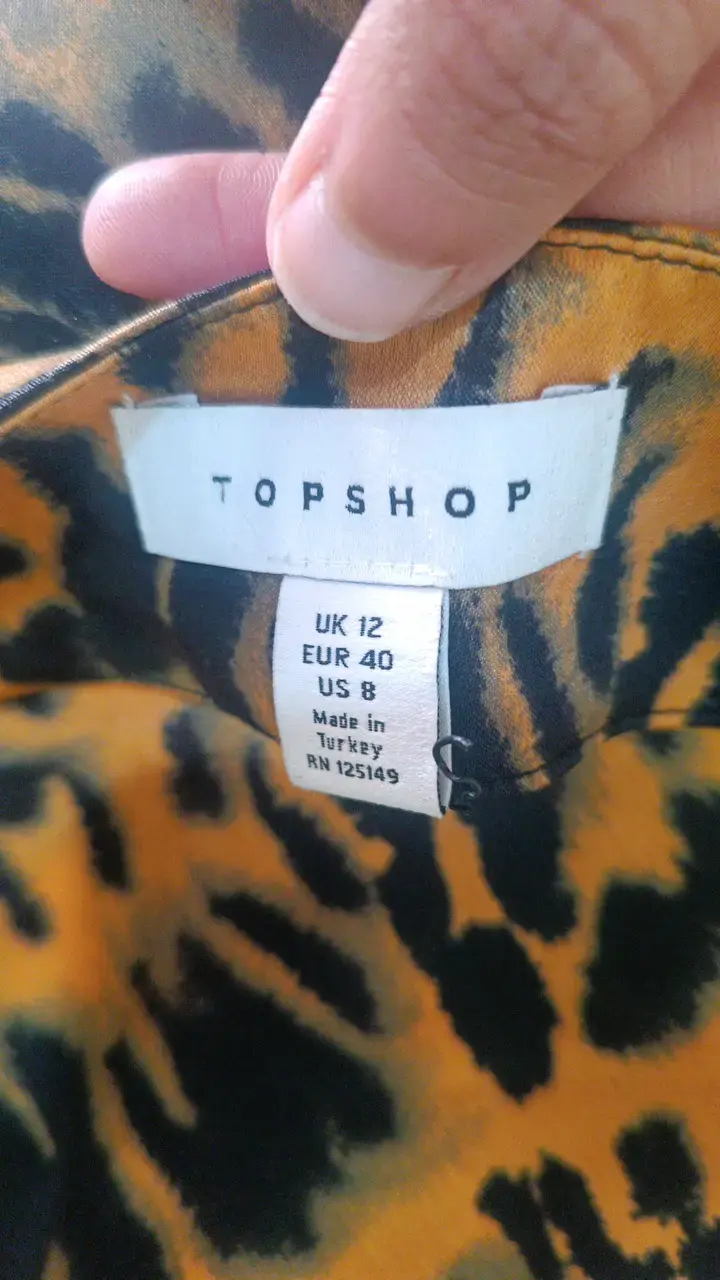 Vestido Topshop estampado animal print - 3