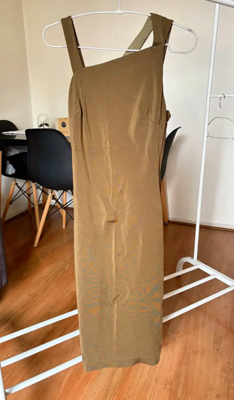 Vestido largo Verde Oliva Lauren Ralph Lauren - 1