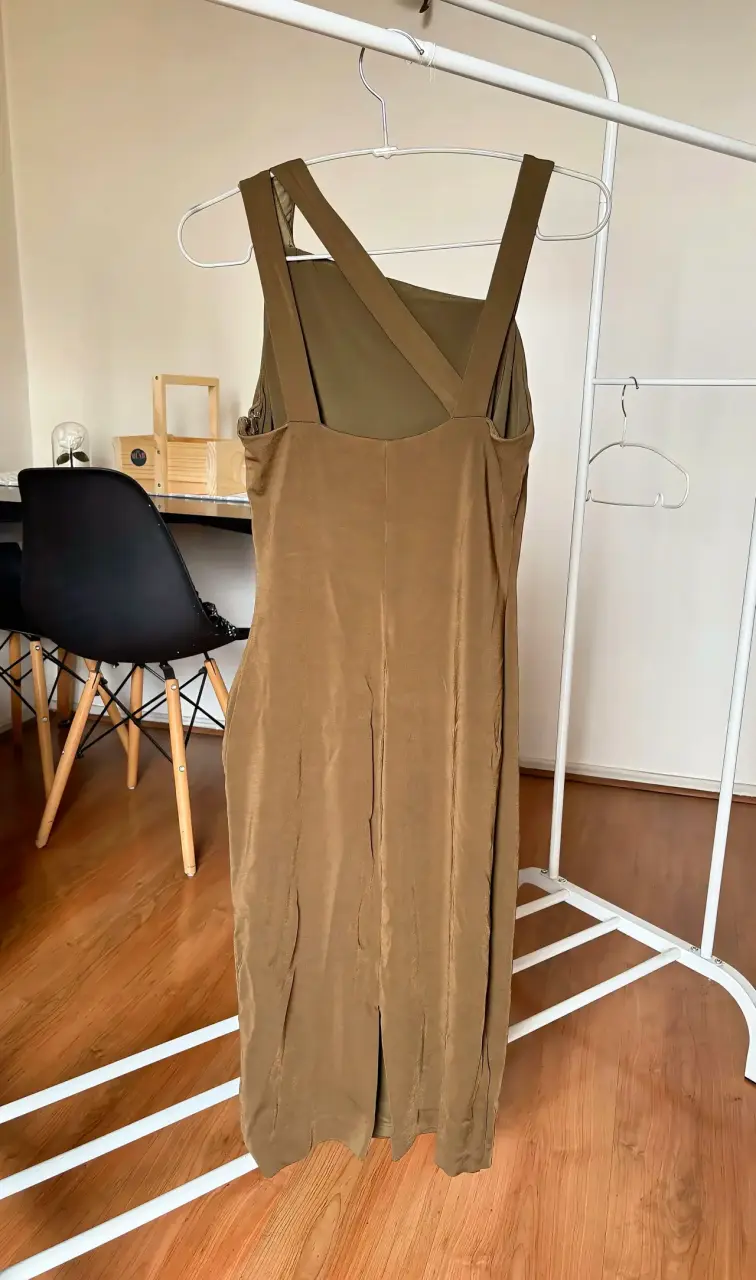 Vestido largo Verde Oliva Lauren Ralph Lauren - 2