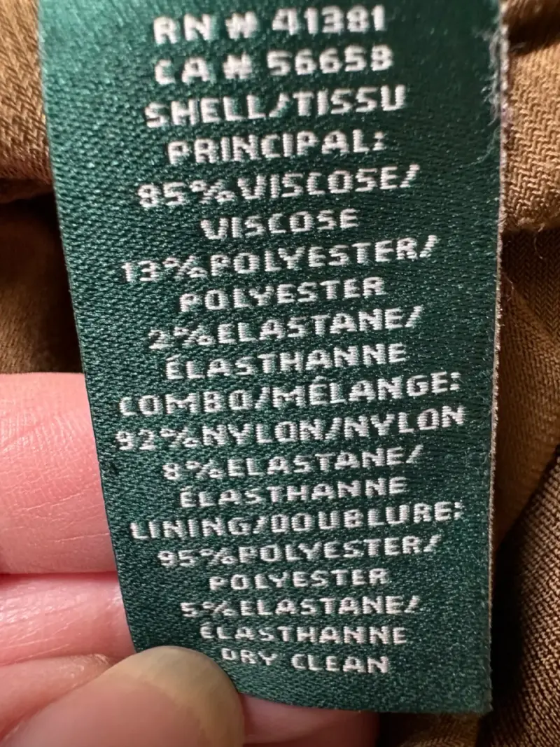 Vestido largo Verde Oliva Lauren Ralph Lauren - 4