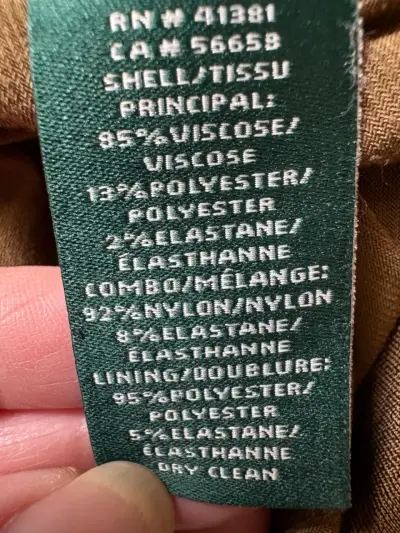 Vestido largo Verde Oliva Lauren Ralph Lauren - miniatura 4