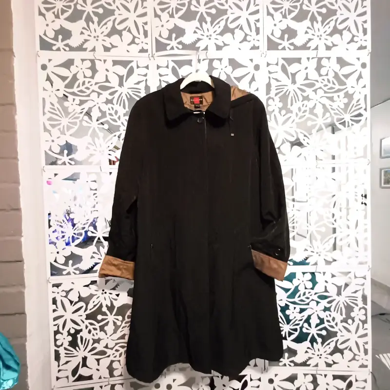 Cardigans negro, capucha y forro desmontable - 2