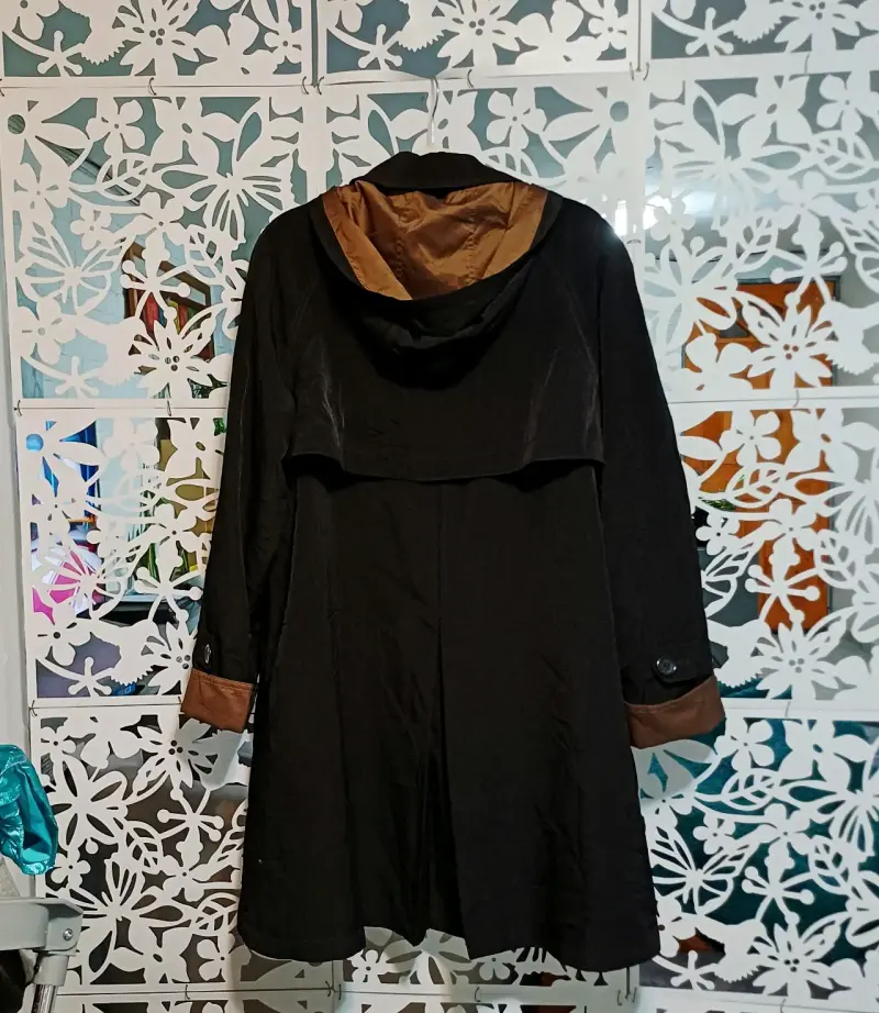 Cardigans negro, capucha y forro desmontable - 3
