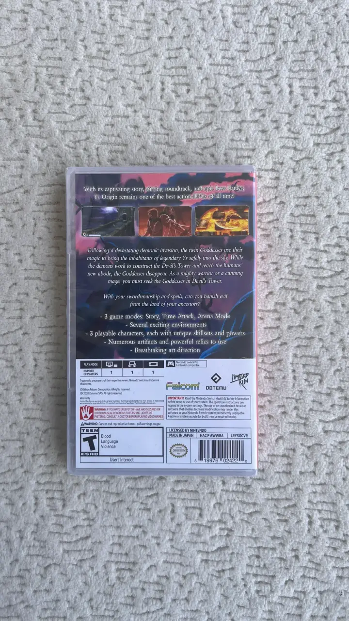 Juego Ys Origin para Nintendo Switch - 2