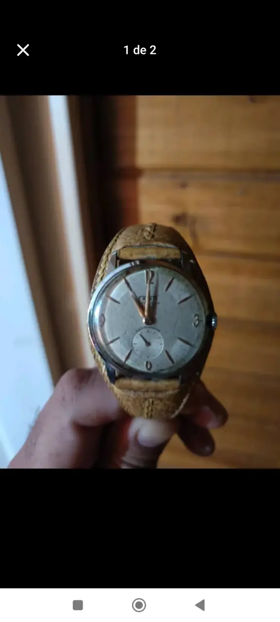 Reloj vintage de cuero para hombre - 2
