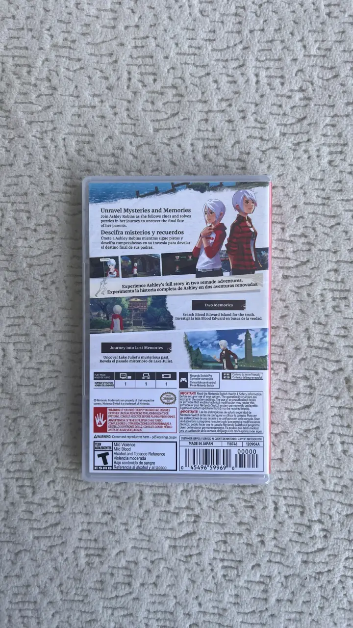 Juego Nintendo Switch Another Code: Recollection - 2