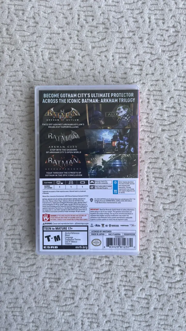 Batman Arkham Trilogy para Nintendo Switch - 2