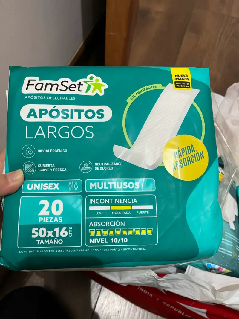 Apósitos Largos Desechables FamSet 20 Piezas - 2