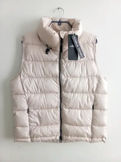 Chaleco acolchado beige O'Neill para mujer - miniatura 1