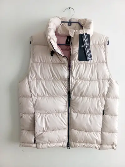 Chaleco acolchado beige O'Neill para mujer - miniatura 4