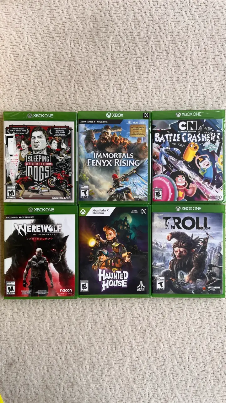 Lote 6 Juegos Xbox One y Xbox Series X
