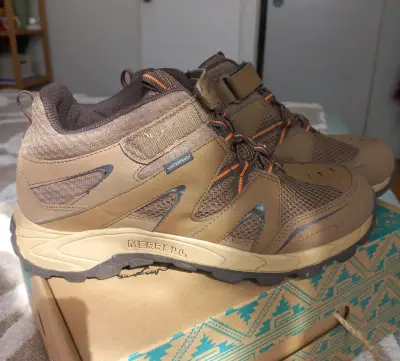 Botas de senderismo Merrell marrones para hombre - miniatura 4