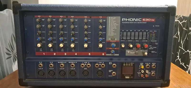 Amplificador Phonic Powerpod 630RW con USB - 6