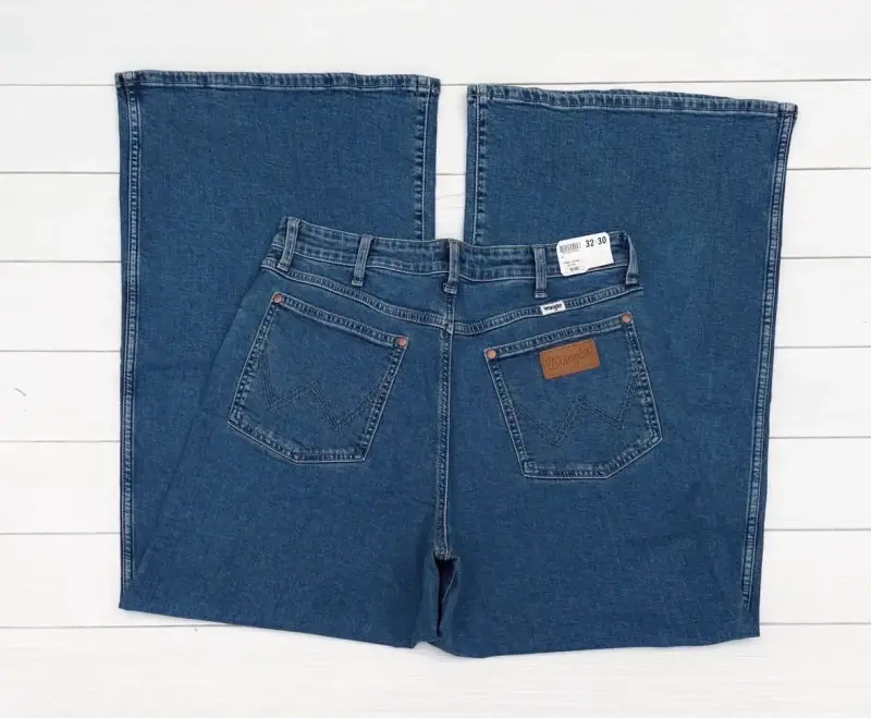 Jeans wide leg marca Wrangler NUEVO - 4