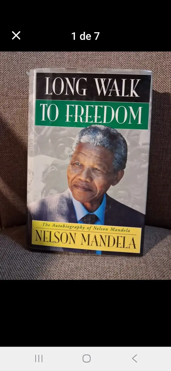 Libro Long Walk to Freedom de Nelson Mandela - 1