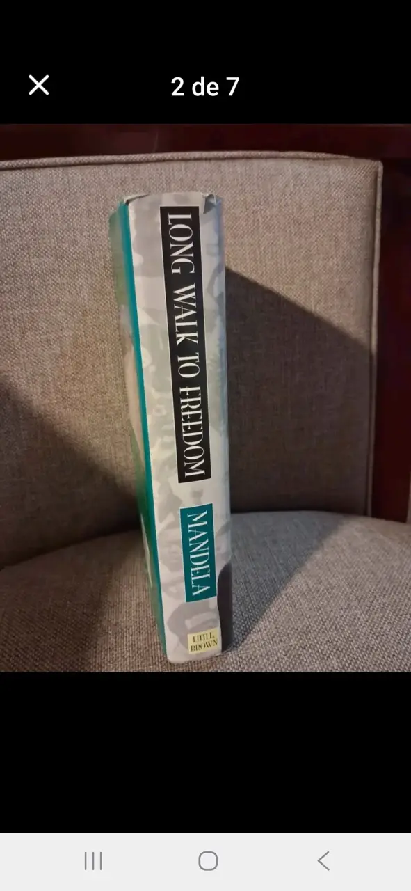 Libro Long Walk to Freedom de Nelson Mandela - 2