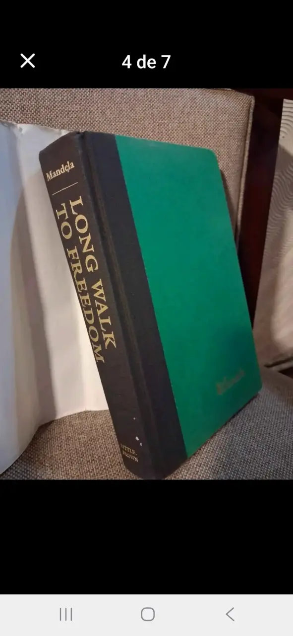 Libro Long Walk to Freedom de Nelson Mandela - 4