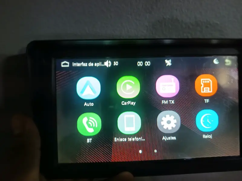 Pantalla car play con camara de retroceso - 6